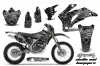 Yamaha WR450F Dirt Bike Graphic Kit - 2007-2011 Skulls and Hammers Silver