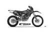 Yamaha WR450F Dirt Bike Graphic Kit - 2007-2011 Skulls and Hammers Silver