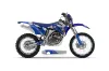 Yamaha WR450F Dirt Bike Graphic Kit - 2007-2011 T Bomber Blue