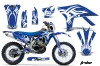 Yamaha WR450F Dirt Bike Graphic Kit - 2007-2011 Tribe Blue