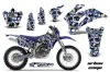 Yamaha WR450F Dirt Bike Graphic Kit - 2007-2011 Urban Camo Blue