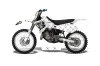 Yamaha YZ125 2 Stroke Dirt Bike Graphic Kit - 1993-1995 Silver Star - Reloaded White
