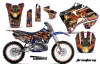 Yamaha YZ125 2 Stroke Dirt Bike Graphic Kit - 1996-2001 Firestorm Blue