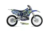 Yamaha YZ125 2 Stroke Dirt Bike Graphic Kit - 1996-2001 Silver Star - Silverhaze Yellow
