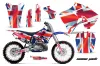 Yamaha YZ125 2 Stroke Dirt Bike Graphic Kit - 1996-2001 Union Jack