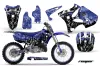 Yamaha YZ125 2 Stroke Dirt Bike Graphic Kit - 2002-2014 Reaper Blue