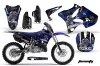 Yamaha YZ125 2 Stroke Dirt Bike Graphic Kit - 2002-2014 Toxicity Blue
