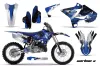 Yamaha YZ125 Dirt Bike Graphic Kit - 2002-2014 Carbon X Blue