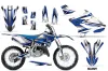 Yamaha YZ125 Dirt Bike Graphic Kit - 2015-2021 Slash Blue