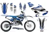 Yamaha YZ125 Dirt Bike Graphic Kit - 2015-2021 Teck Blue