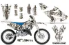 Yamaha YZ125 Dirt Bike Graphic Kit - 2015-2021 Tundra Camo