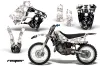 Yamaha YZ250 2 Stroke Dirt Bike Graphic Kit - 1993-1995 Reaper White