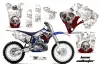 Yamaha YZ250 2 Stroke Dirt Bike Graphic Kit - 1996-2001 Bone Collector White