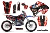 Yamaha YZ250 2 Stroke Dirt Bike Graphic Kit - 1996-2001 Mad Hatter Red
