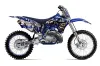 Yamaha YZ250 2 Stroke Dirt Bike Graphic Kit - 1996-2001 Mad Hatter Silver