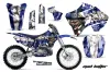 Yamaha YZ250 2 Stroke Dirt Bike Graphic Kit - 1996-2001 Mad Hatter White