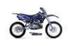 Yamaha YZ250 2 Stroke Dirt Bike Graphic Kit - 1996-2001 Reaper Blue