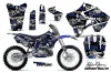Yamaha YZ250 2 Stroke Dirt Bike Graphic Kit - 1996-2001 Silver Star - Silverhaze Blue