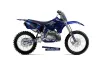 Yamaha YZ250 2 Stroke Dirt Bike Graphic Kit - 1996-2001 Skulls and Hammers Blue