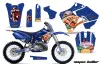 Yamaha YZ250 2 Stroke Dirt Bike Graphic Kit - 1996-2001 Vegas Baller Blue