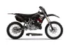 Yamaha YZ250 2 Stroke Dirt Bike Graphic Kit - 2002-2014 Bone Collector Black