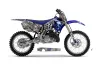 Yamaha YZ250 2 Stroke Dirt Bike Graphic Kit - 2002-2014 Checkered Skull Blue