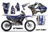 Yamaha YZ250 2 Stroke Dirt Bike Graphic Kit - 2002-2014 Mad Hatter Black