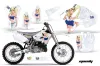 Yamaha YZ250 2 Stroke Dirt Bike Graphic Kit - 2002-2014 Mandy White