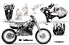 Yamaha YZ250 2 Stroke Dirt Bike Graphic Kit - 2002-2014 Reaper White