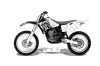 Yamaha YZ250 4 Stroke Dirt Bike Graphic Kit - 1998-2002 Silver Star - Reloaded White