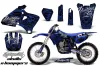 Yamaha YZ250 4 Stroke Dirt Bike Graphic Kit - 1998-2002 Skulls and Hammers Blue