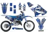 Yamaha YZ250 Dirt Bike Graphic Kit - 2015-2021 Deaden Blue