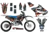Yamaha YZ250 Dirt Bike Graphic Kit - 2015-2021 WW2