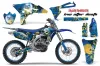 Yamaha YZ250 F 4 Stroke Dirt Bike Custom Graphic Kit - 2010-2013