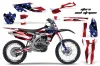 Yamaha YZ250 F 4 Stroke Dirt Bike Custom Graphic Kit - 2010-2013
