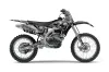 Yamaha YZ250 F 4 Stroke Dirt Bike Graphic Kit - 2010-2013 Checkered Skull Black