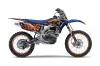 Yamaha YZ250 F 4 Stroke Dirt Bike Graphic Kit - 2010-2013 Firestorm Blue