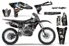 Yamaha YZ250 F 4 Stroke Dirt Bike Graphic Kit - 2010-2013 Mad Hatter Silver