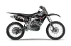 Yamaha YZ250 F 4 Stroke Dirt Bike Graphic Kit - 2010-2013 Mad Hatter Silver
