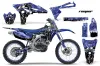 Yamaha YZ250 F 4 Stroke Dirt Bike Graphic Kit - 2010-2013 Reaper Blue