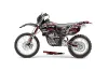 Yamaha YZ250 F Dirt Bike Graphic Kit - 2003-2005 Silver Star - Silverhaze Red