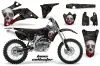 Yamaha YZ250F / YZ450F Dirt Bike Graphic Kit - 2006-2009 Bone Collector Black