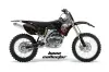 Yamaha YZ250F / YZ450F Dirt Bike Graphic Kit - 2006-2009 Bone Collector Black