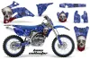 Yamaha YZ250F / YZ450F Dirt Bike Graphic Kit - 2006-2009 Bone Collector Blue