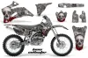 Yamaha YZ250F / YZ450F Dirt Bike Graphic Kit - 2006-2009 Bone Collector Silver