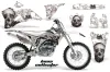 Yamaha YZ250F / YZ450F Dirt Bike Graphic Kit - 2006-2009 Bone Collector White