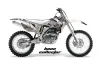Yamaha YZ250F / YZ450F Dirt Bike Graphic Kit - 2006-2009 Bone Collector White