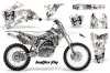Yamaha YZ250F / YZ450F Dirt Bike Graphic Kit - 2006-2009 Butterfly White