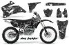 Yamaha YZ250F / YZ450F Dirt Bike Graphic Kit - 2006-2009 Dog Fighter Black
