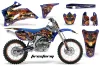 Yamaha YZ250F / YZ450F Dirt Bike Graphic Kit - 2006-2009 Firestorm Blue